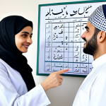 Modern Healthcare Setting**

"A friendly Arab doctor in a clean, modern clinic consulting with a female patient wearing a hijab. The doctor is explaining the benefits of acupuncture while pointing to a chart illustrating meridian points. The clinic has calming colors and displays Arabic calligraphy art. Fully clothed, professional setting, appropriate attire, safe for work, perfect anatomy, natural proportions, family-friendly, high quality, professional photography."

**