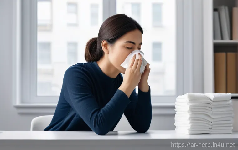 비염 치료와 한방병원 선택 팁 - Prompt 1: The Daily Struggle with Chronic Rhinitis**