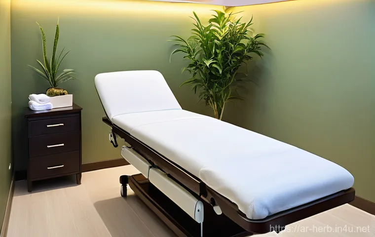 한방병원 침술 비용 - Image Prompt 1: High-End Clinic and Expert Acupuncturist**
