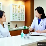 한방병원 다이어트 한약 비용 비교 - A modern Korean hospital clinic interior specializing in herbal slimming treatments, showcasing a sl...